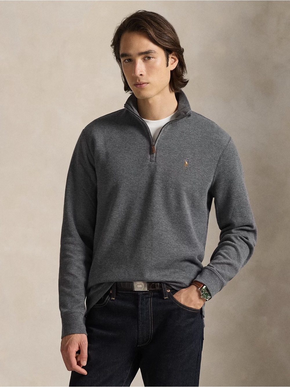 Polo Ralph Lauren men’s estate rib quarter zip pullover